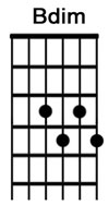 How to play the guitar chord Bdim.jpg